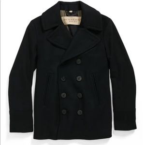 Men’s Burberry “Eckford” Peacoat